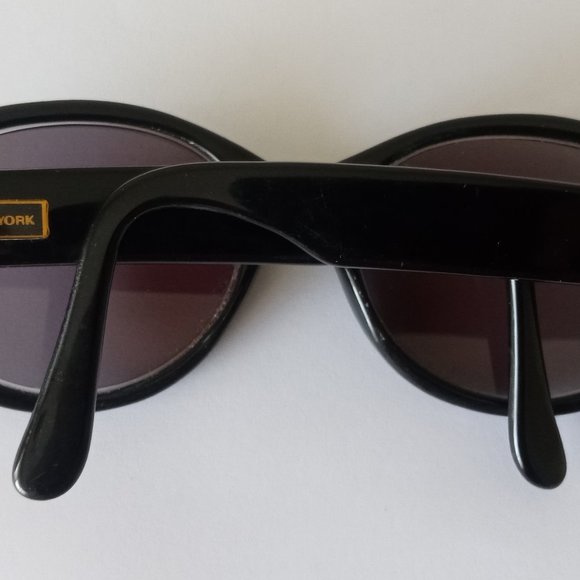 Jones New York Eyeglasses Sunglasses Oval Frame Ladies Vintage Black - Picture 4 of 5